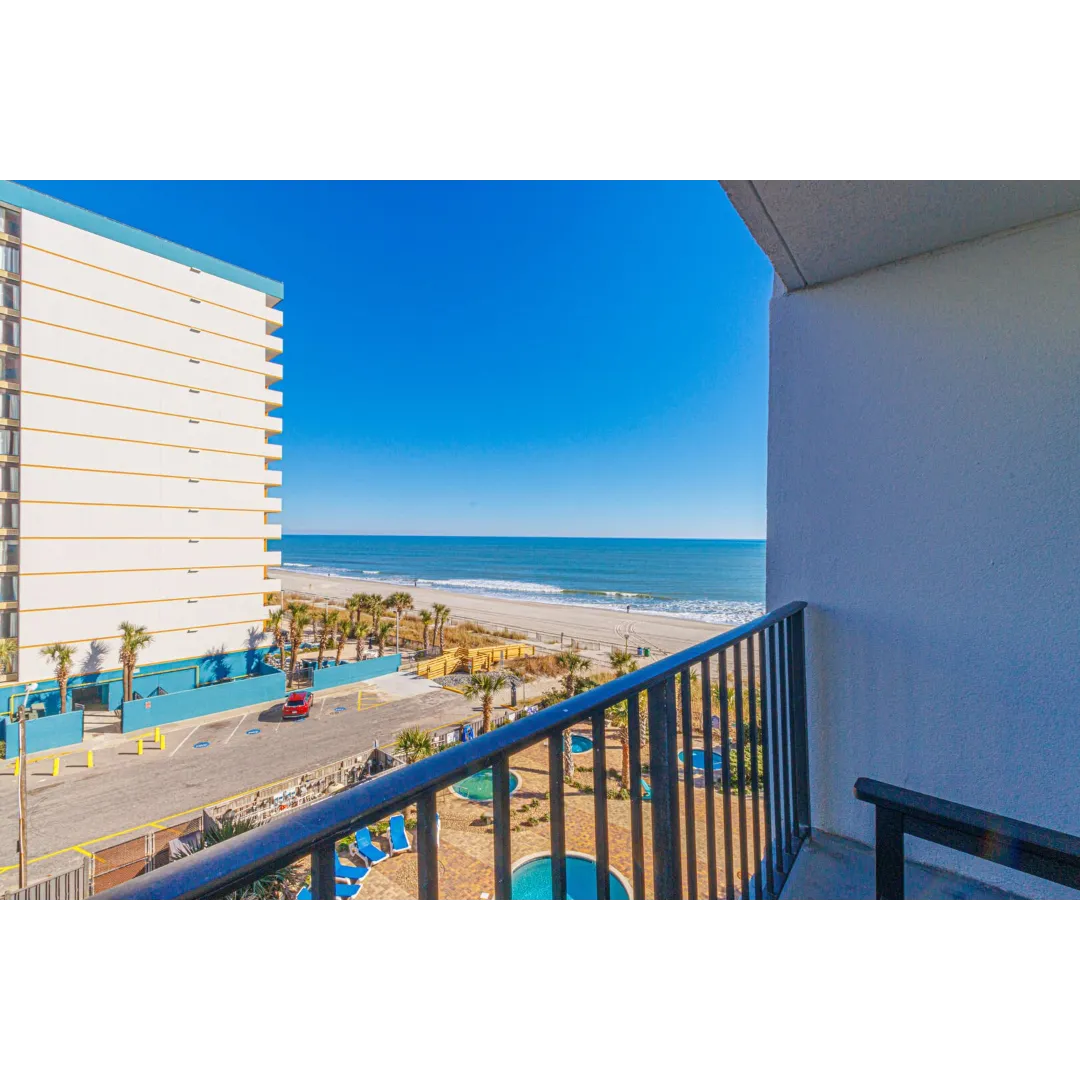Updated Ocean View 2 Bedroom Condo-With Fireplace and more! Palace 408
