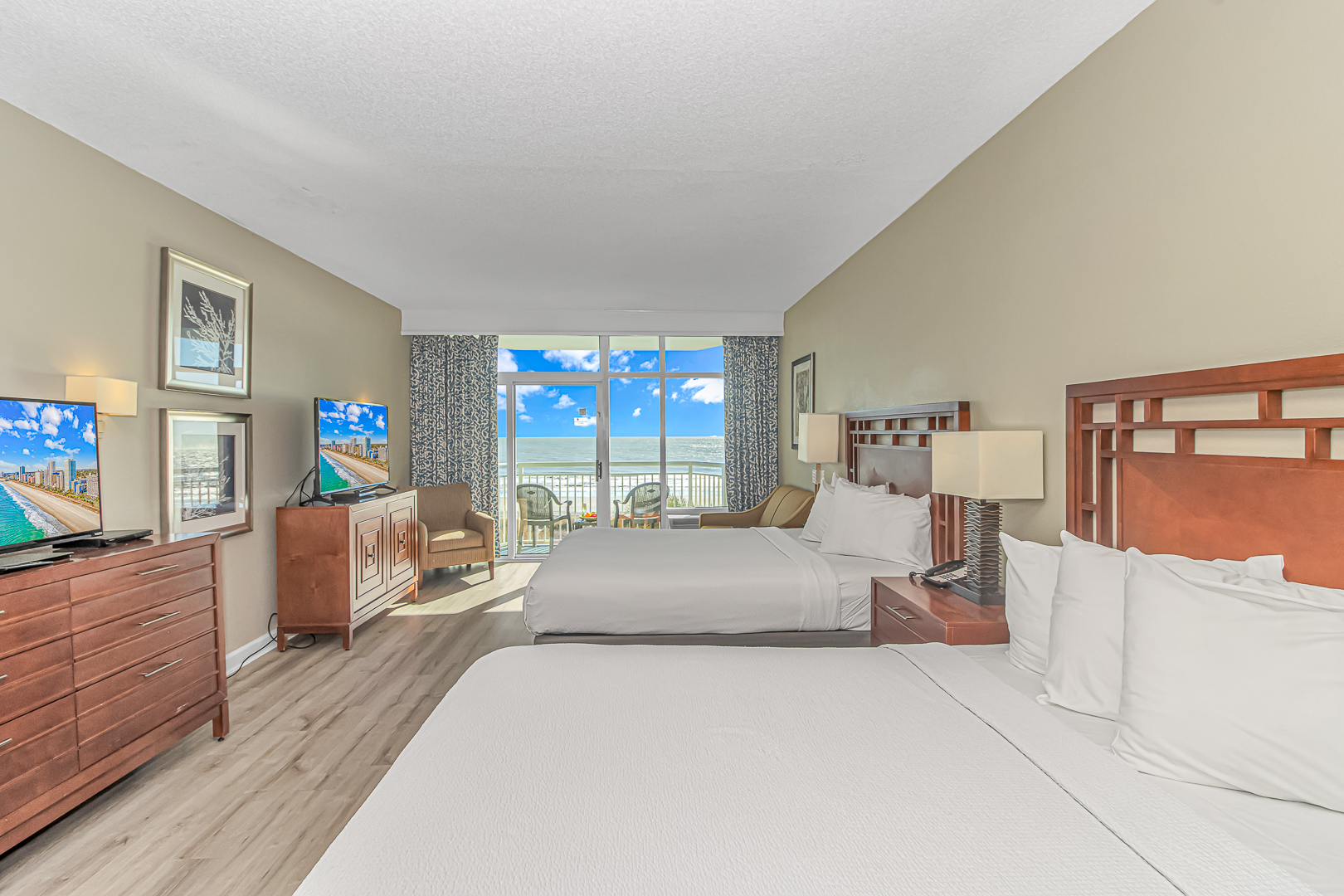 Oceanfront Studio With Massive Indoor Waterpark! Water Slides and More! Dunes Village Resort 347