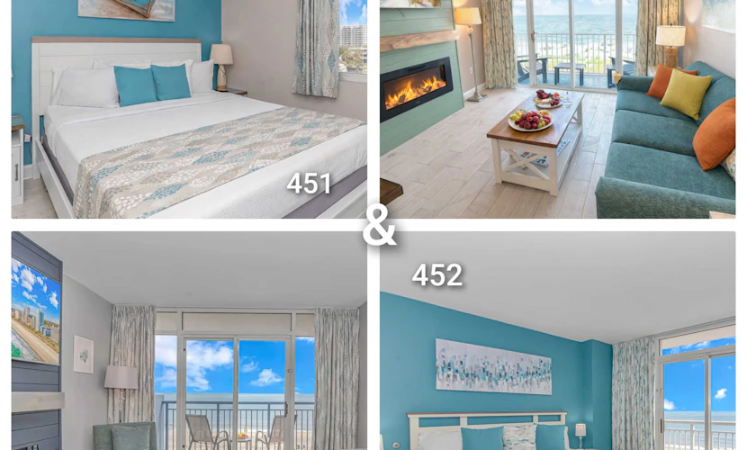 Stunning Double Unit Condo-Both Newly Renovated with Spectacular Views- Atlantica 451/452