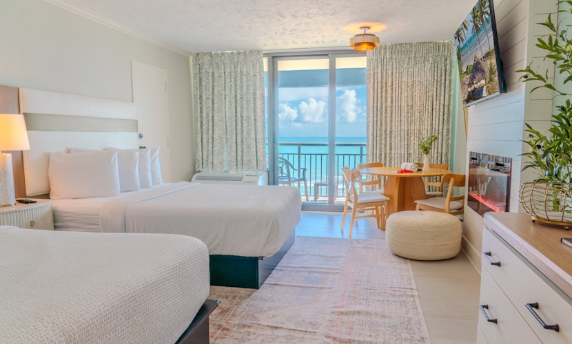 Stunning and Updated Oceanfront Double Queen Suite at Ocean Reef Resort! Unit 508