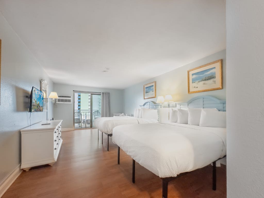 Gorgeous Ocean Views! Double Queen Sea Mist Suite! Sleeps 4! 50802