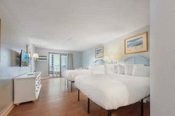 Gorgeous Ocean Views! Double Queen Sea Mist Suite! Sleeps 4! 50802