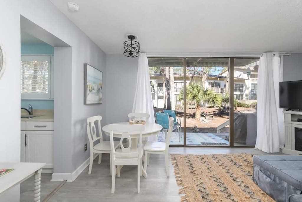Make vacation memories at this South Hilton Head Island Beach location. Close to the best of Hilton Head. Easy walk or bike ride to Coligny Square, Beach, Shops, and Restaurants.  Close to the pool.