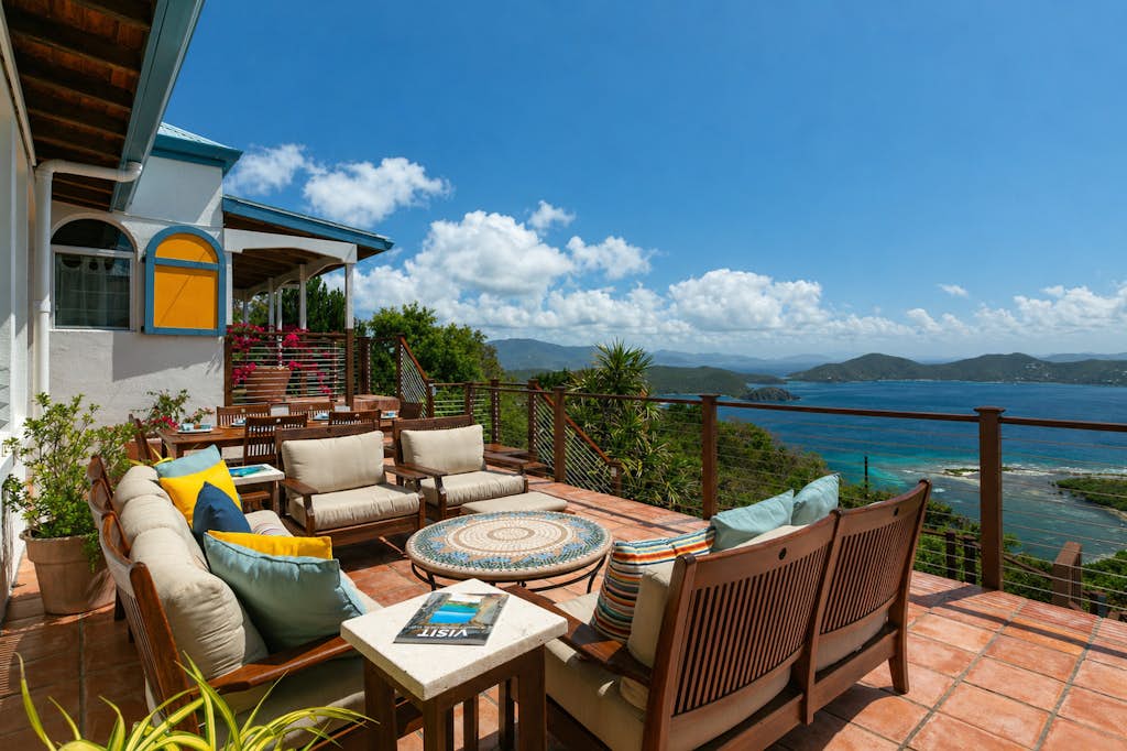 Palladio's View - Tropical Villa with Private Pool, AC, & Views of St. John!
