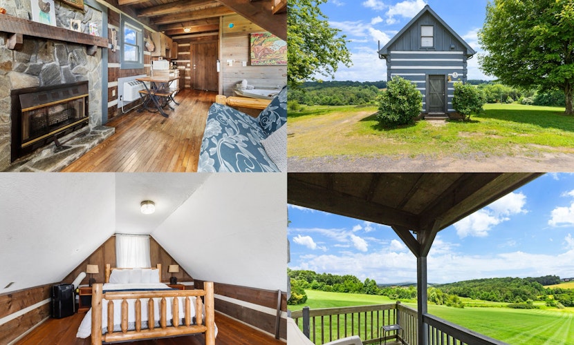 Rustic Mountain Escape w/ Fire Pit and Mountain Views-Cabin 1