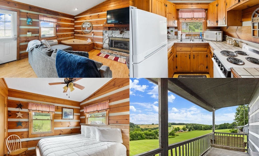 2BR Cabin with Jacuzzi and Mountain Views - Cabin 5