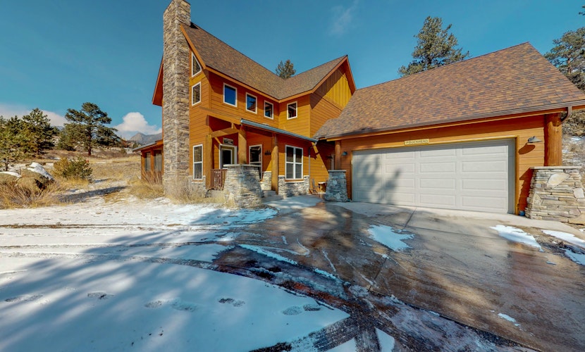 Enjoy the night skies from this custom countryside home with private hot tub