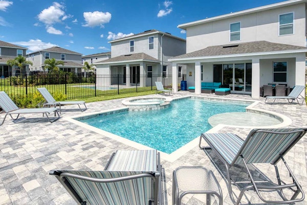 Serene Vibrant Villa with Games Room at Encore