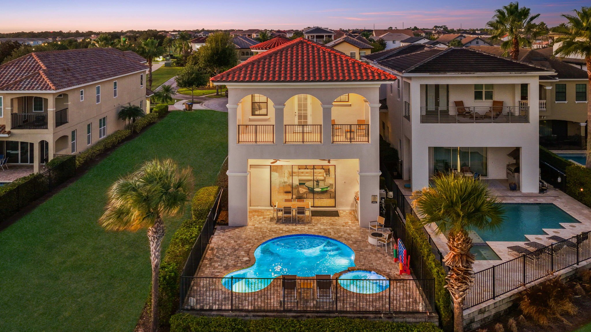 Charming Chateau Style Villa with Water Views at Reunion