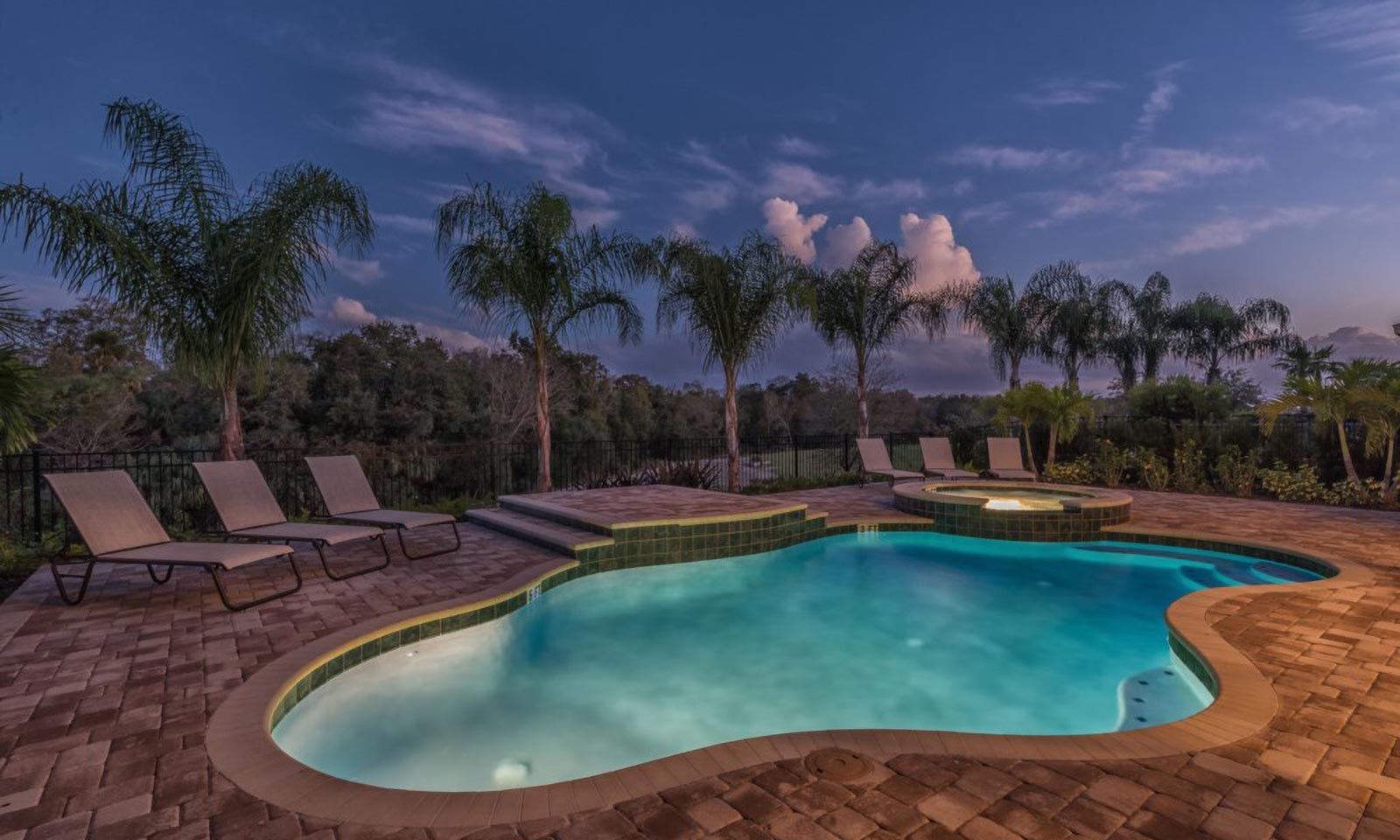 Spacious Oasis with Large Pool and Deck at Reunion