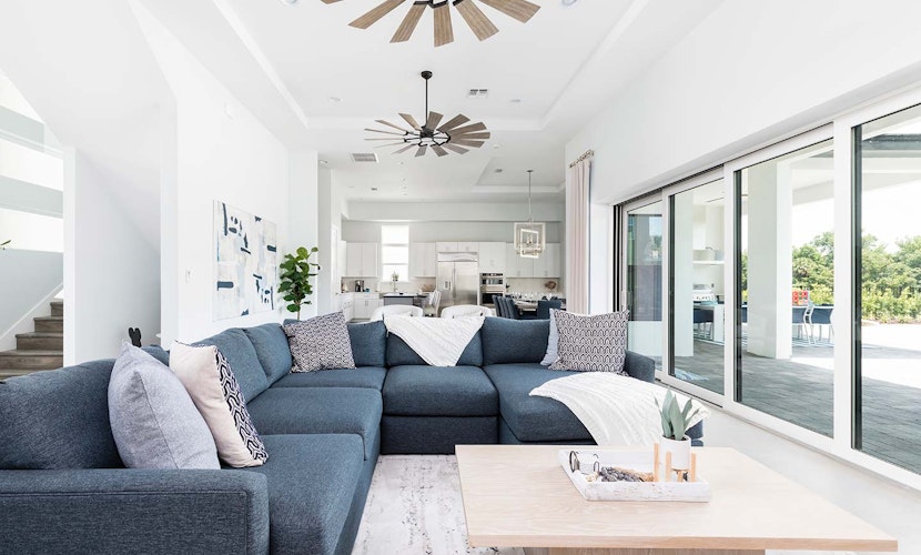 Modern Chic 9 Bedroom Mansion Sleeps 20 with Themed Rooms at Reunion Resort