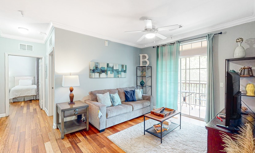 Mediterranean-style condo in Champions Gate with pool near theme parks