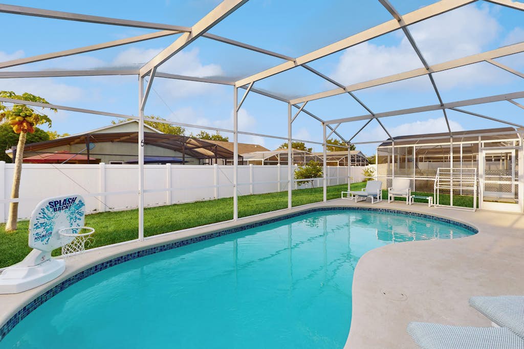 Spacious Retreat with Private Pool, Enclosed Yard, WiFi & Game Room