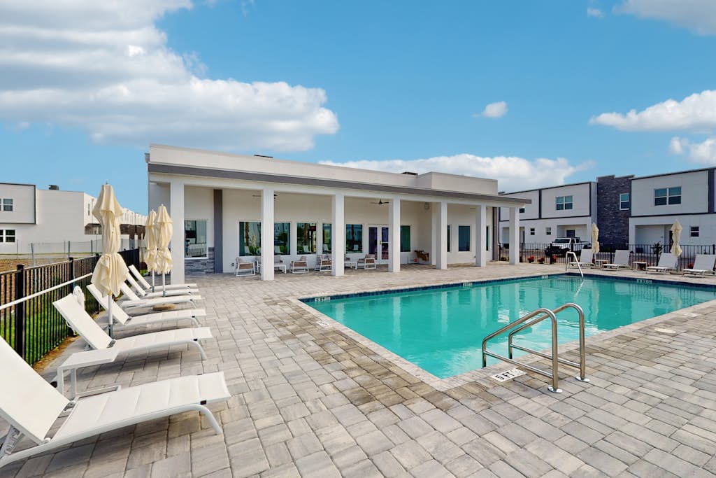 Two-story townhouse with private pool, screened lanai, washer/dryer