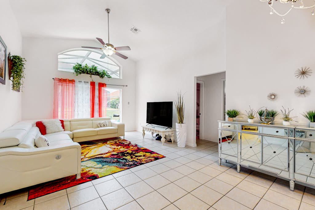 Single-level home with private pool, game room, & W/D - near golf/Disney