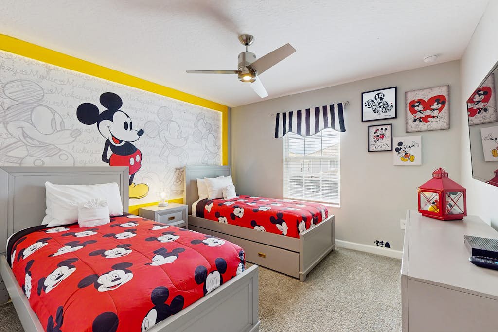 Modern townhouse with private pool, resort amenities, themed rooms and more