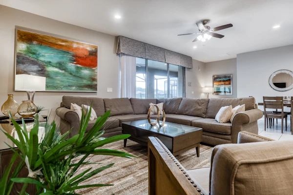 Fun, dog-friendly home with private pool, high-speed WiFi, W/D, & game rooms