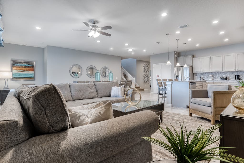 Fun, dog-friendly home with private pool, high-speed WiFi, W/D, & game rooms