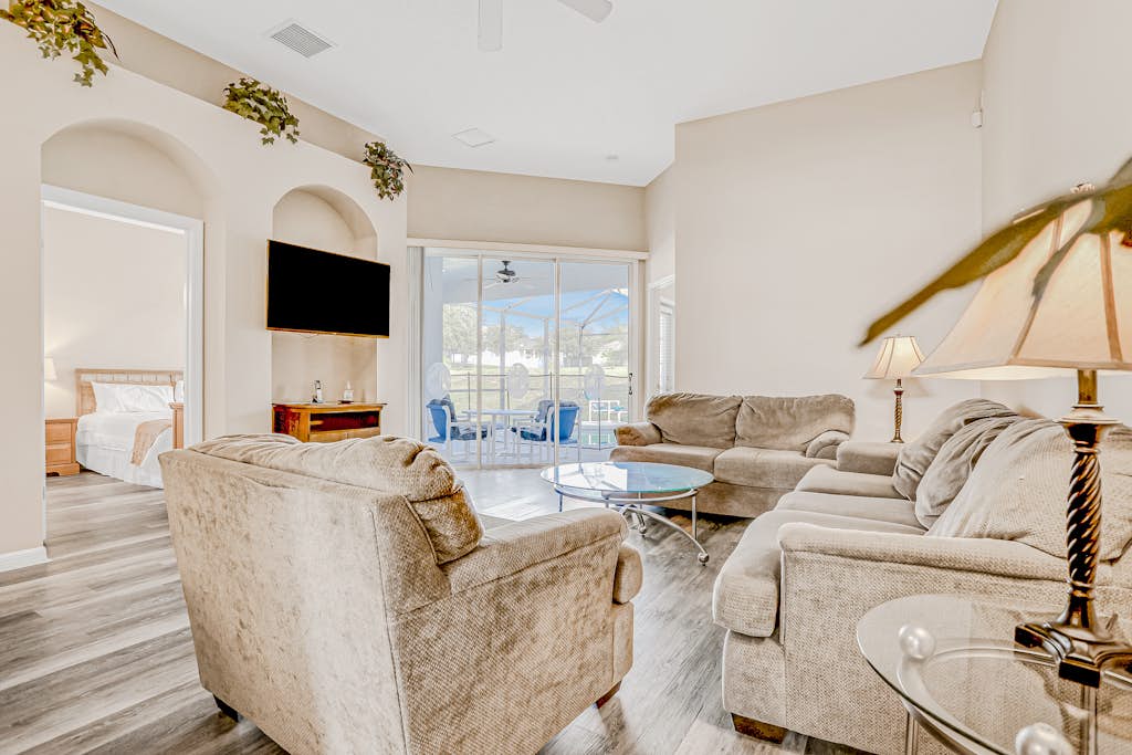 Vibrant modern home with private pool, spa, lanai & expansive game room