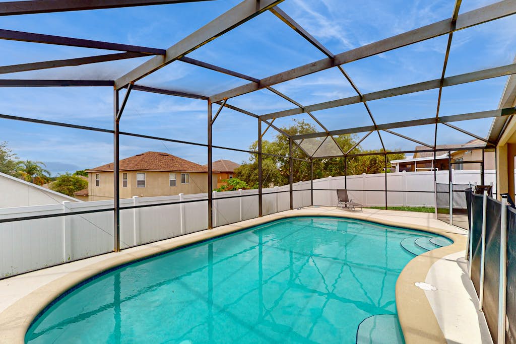 Charming home with pool, enclosed yard, central AC, & washer/dryer