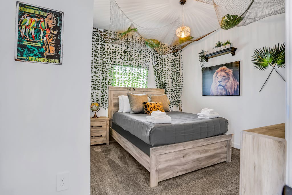 Updated townhome with an enclosed pool, five bedrooms, W/D - close to everything