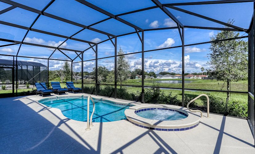Large open-concept home with private pool, pool table-Dogs Welcome