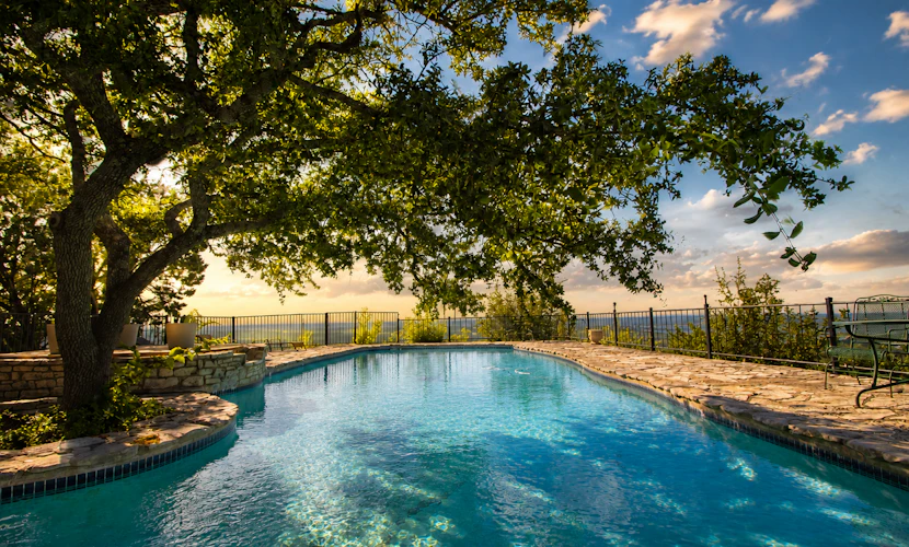 Spacious home with Canyon Lake views and a private pool