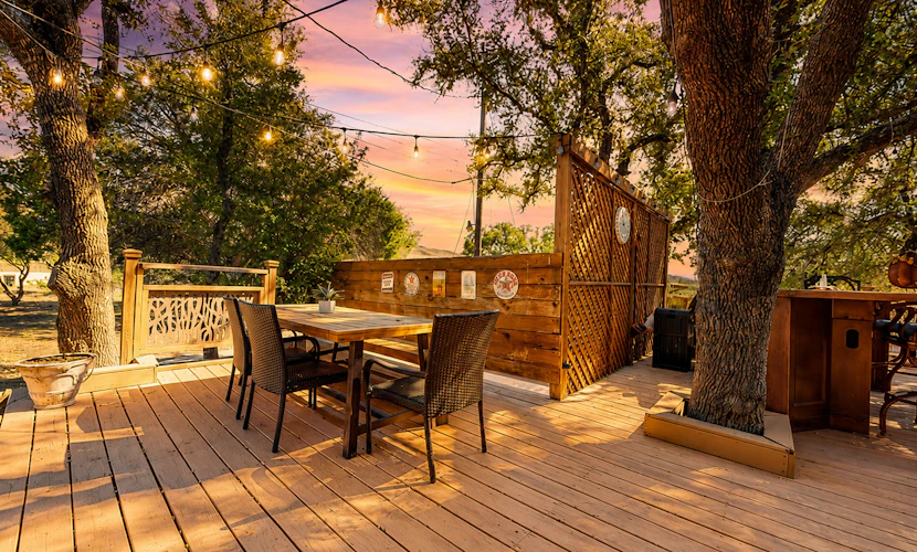 Spacious dog-friendly home settled on a serene property with wrap-around porch