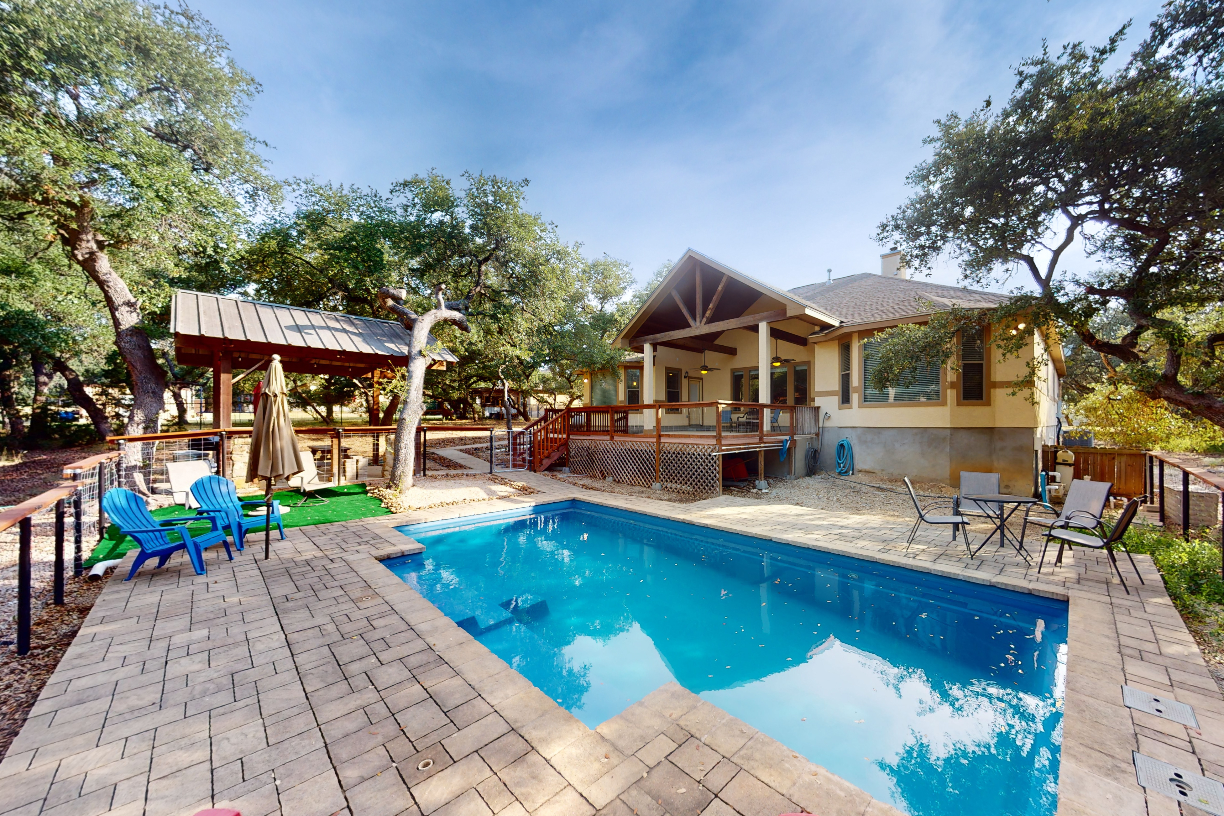 Captivating Cottage | House in New Braunfels with pool, grill, patio, streaming