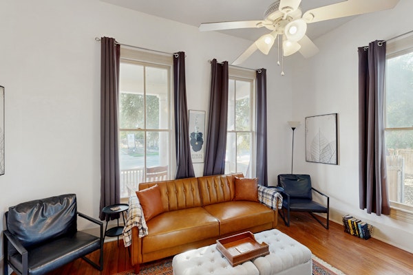 Historic charmer with updated appliances, enclosed yard, & AC - near downtown