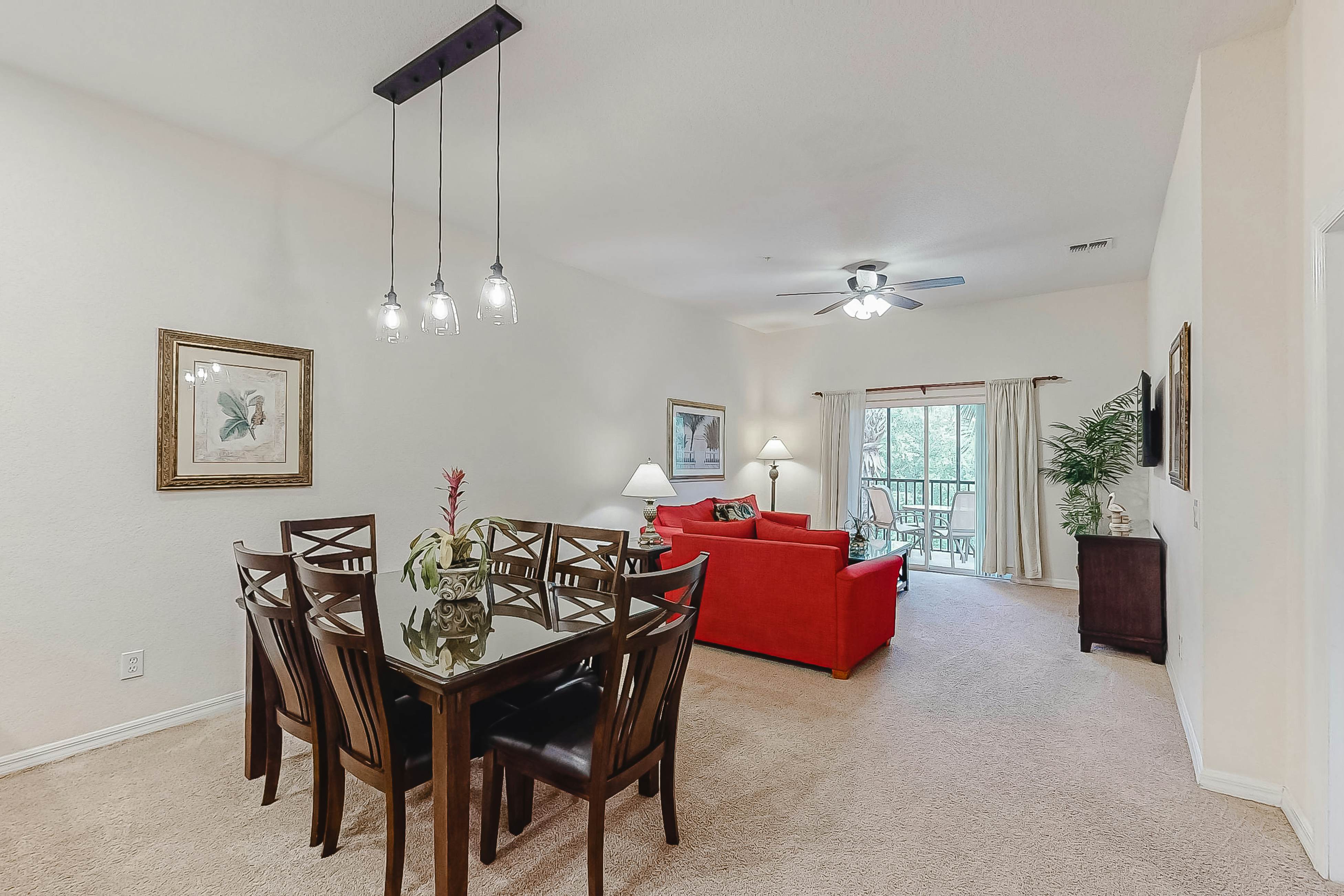 2nd floor condo w/ basketball court, near theme parks, sauna, gym, balcony