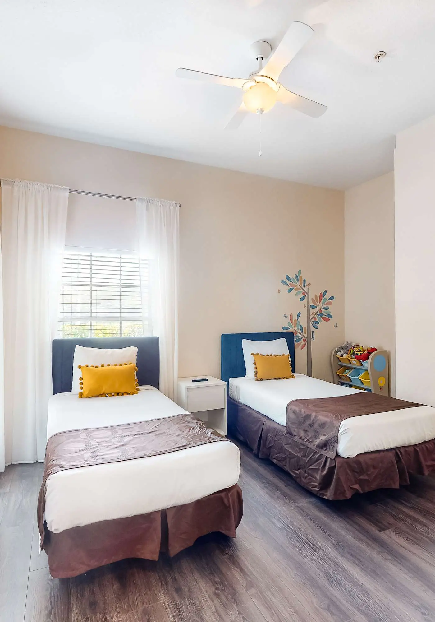 First floor lake view condo w/ pool & hot tub access, private W/D, & central AC