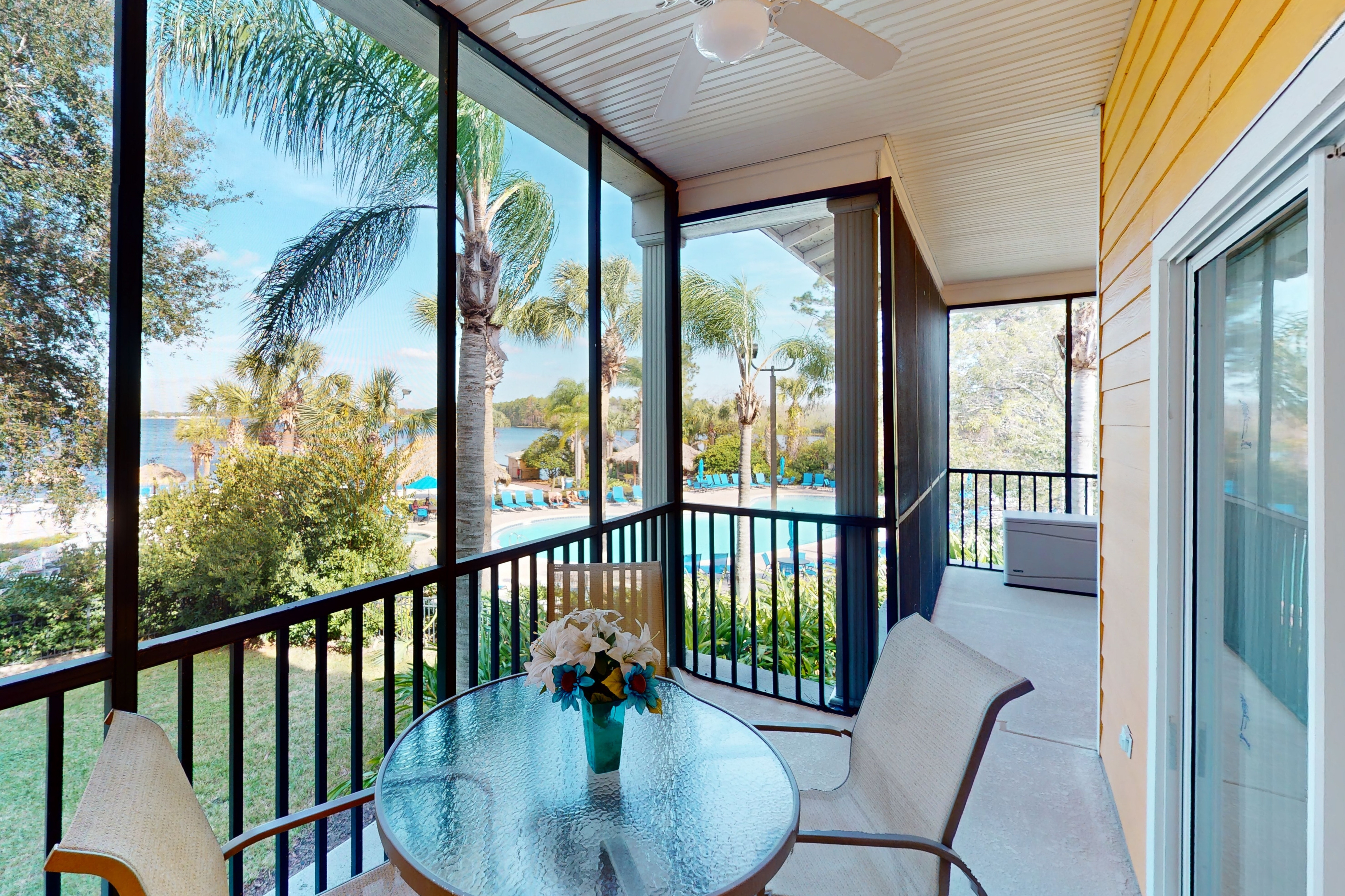 2nd-floor condo with premium location in fabulous Bahama Bay Resort, gym & sauna