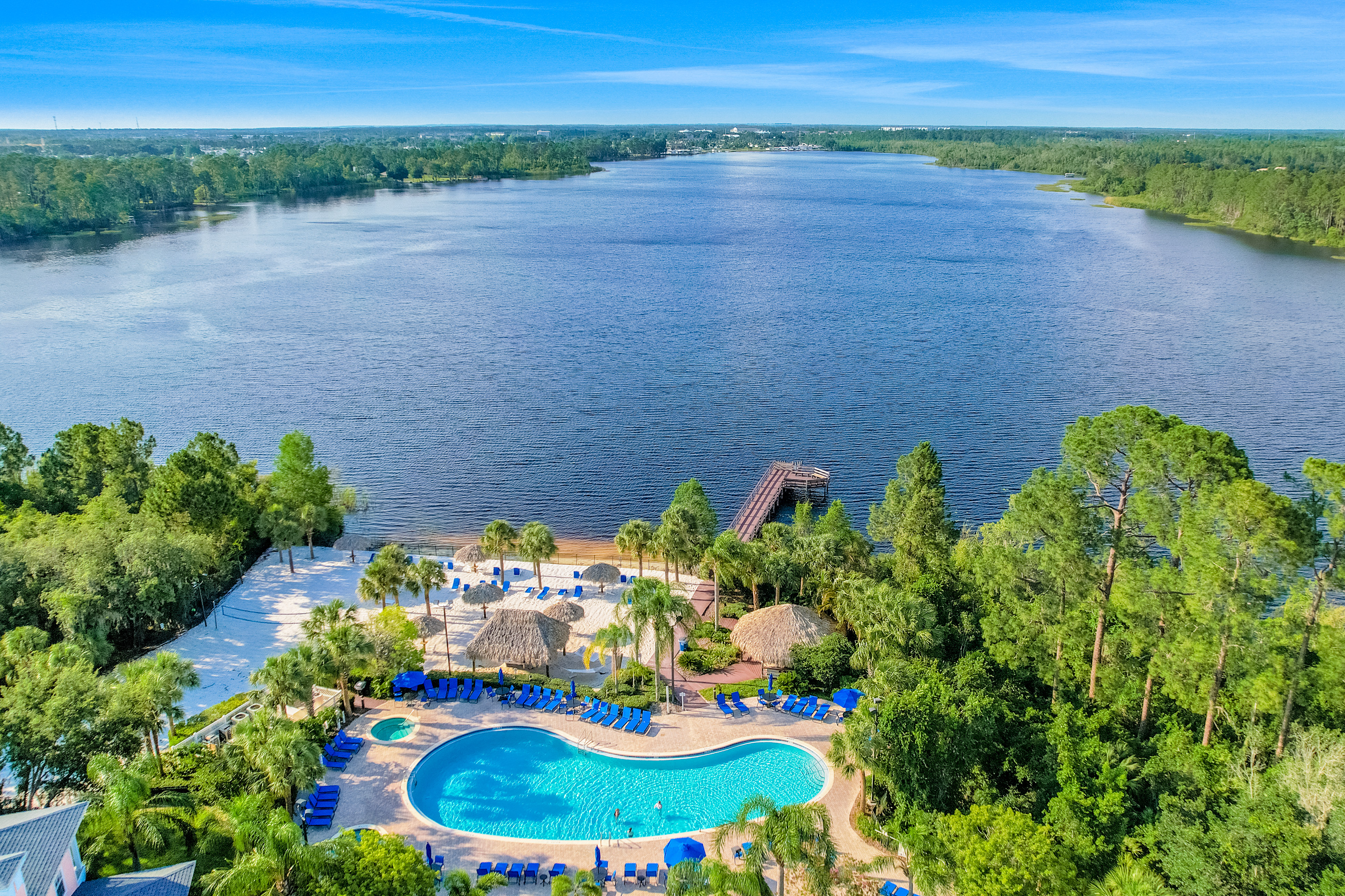 Inviting ground-floor condo with homey ambience, water view, & resort amenities