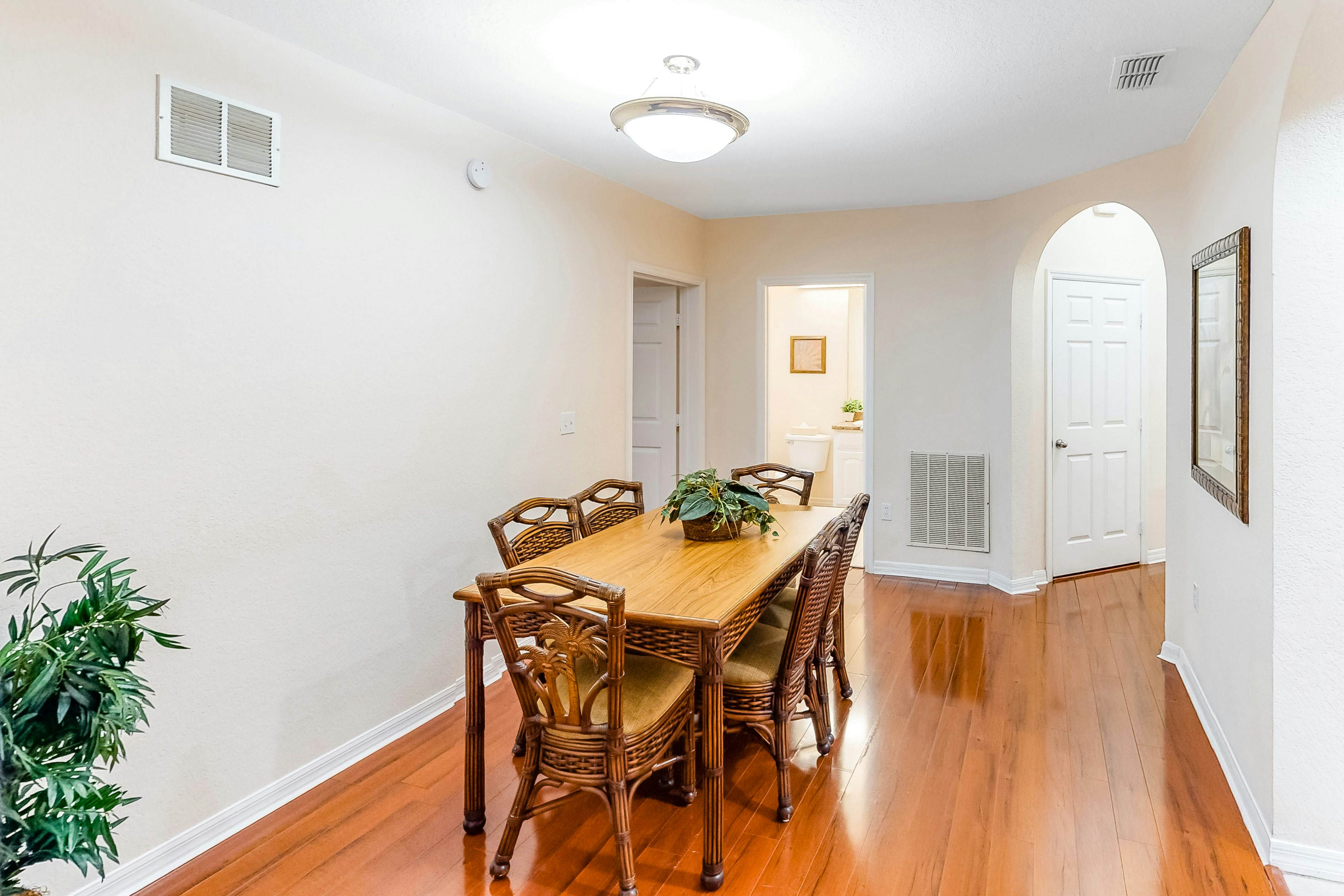 1st floor condo w/ patio, shared pools, gym, limited-mobility access, & sauna