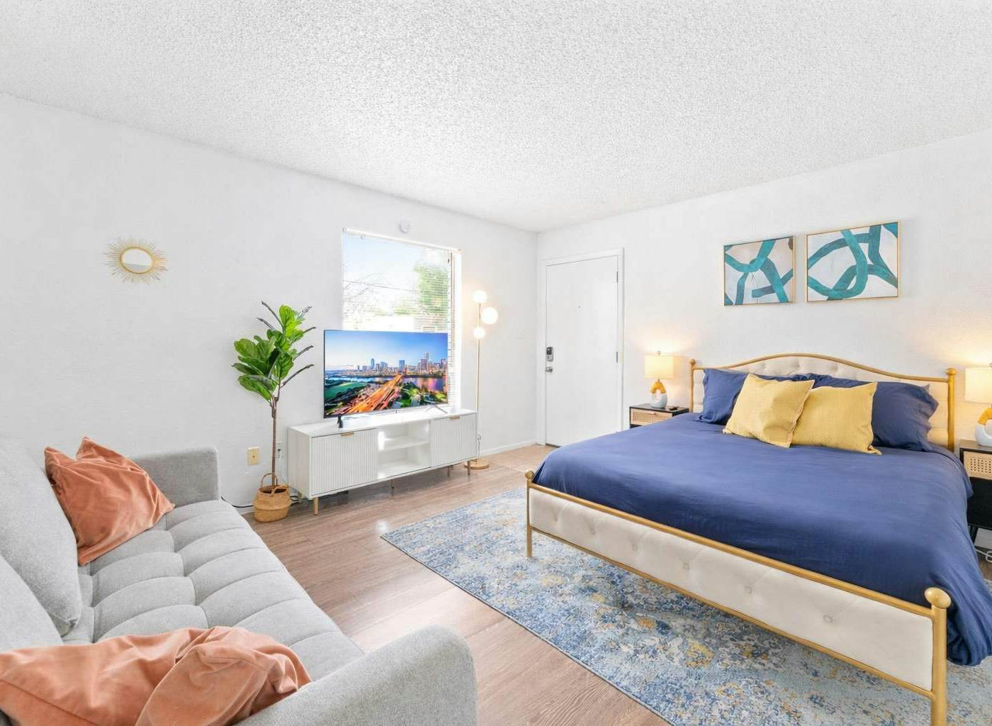 Central Hyde Park studio close to UT, Moody Center