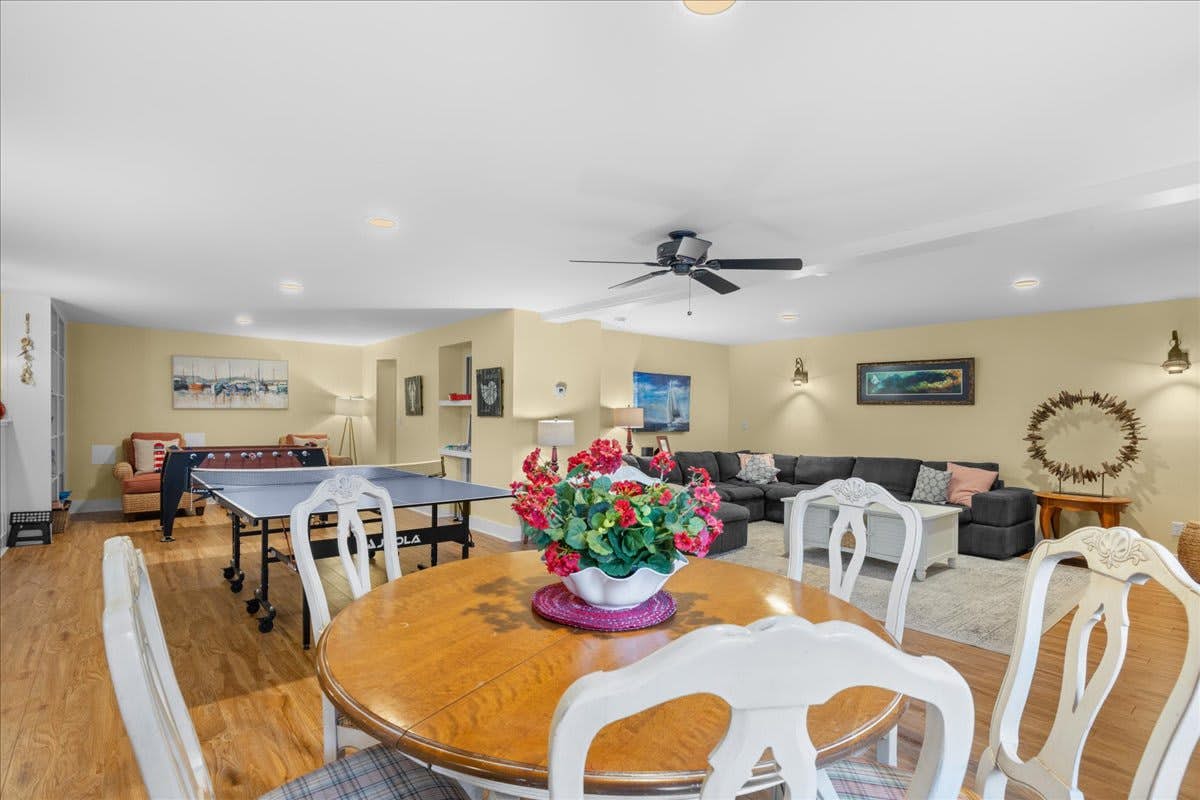 Family friendly home with game room, hot tub, steps to ocean