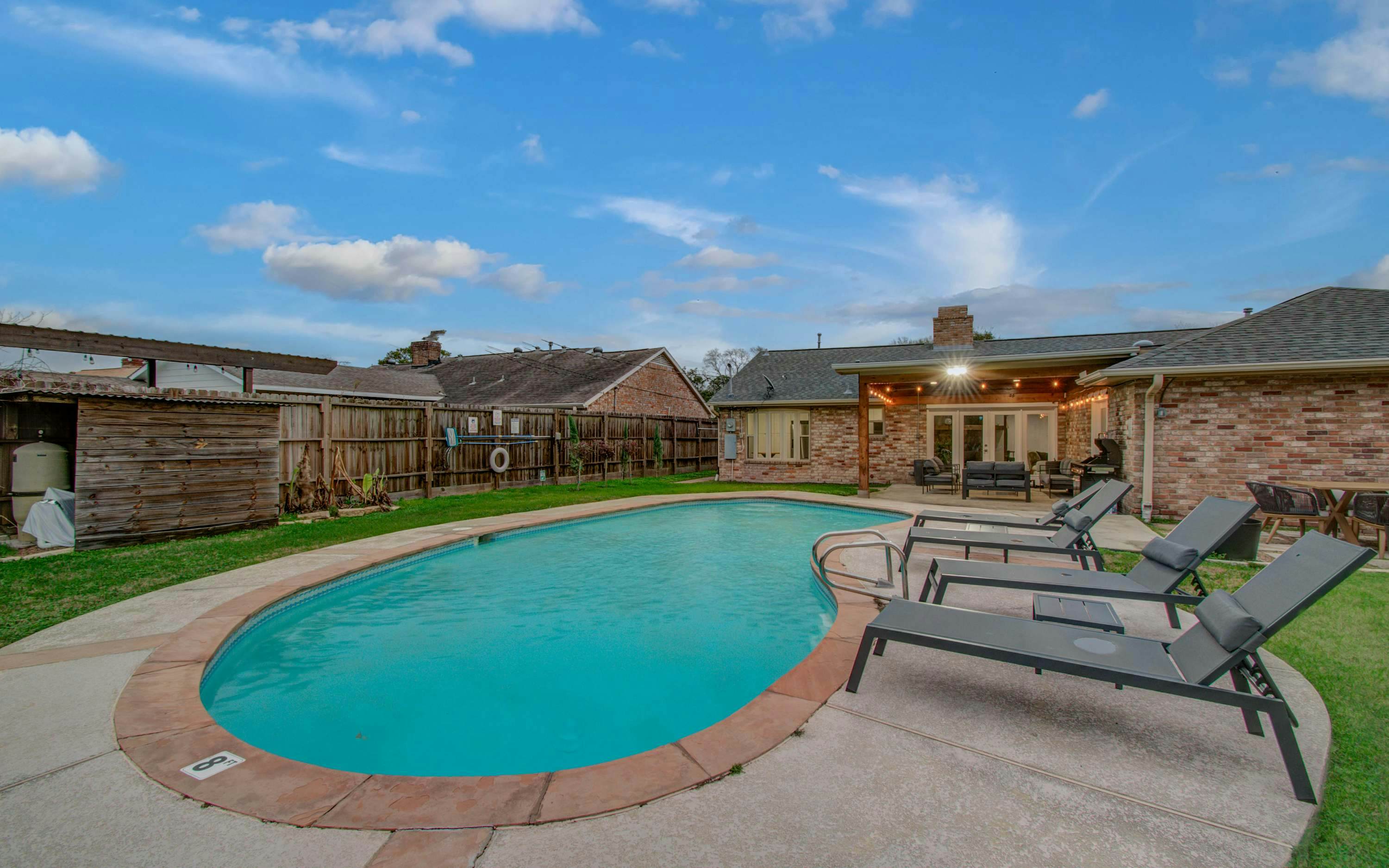 Rustic Modern Escape | 4-BD/2-BA with Pool & Patio