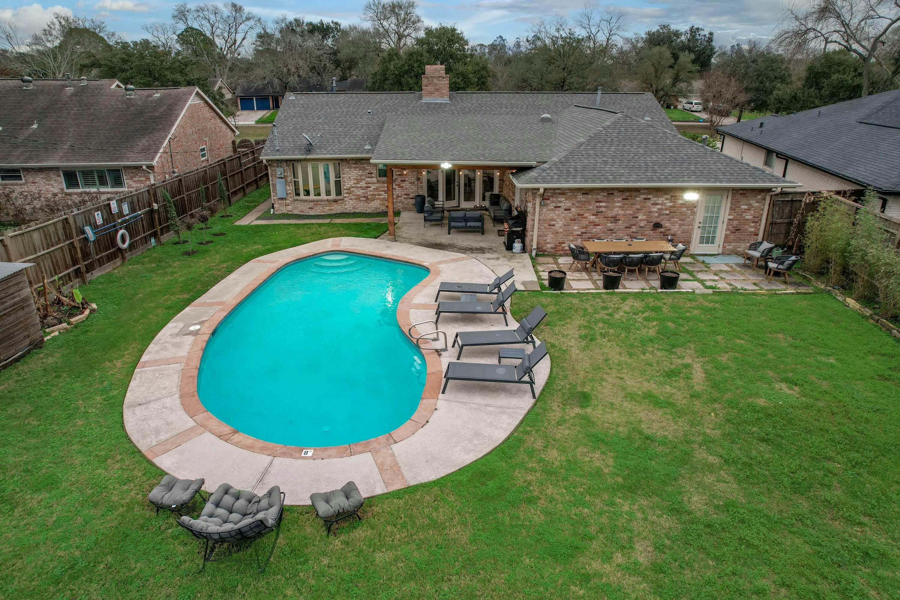 Rustic Modern Escape | 4-BD/2-BA with Pool & Patio