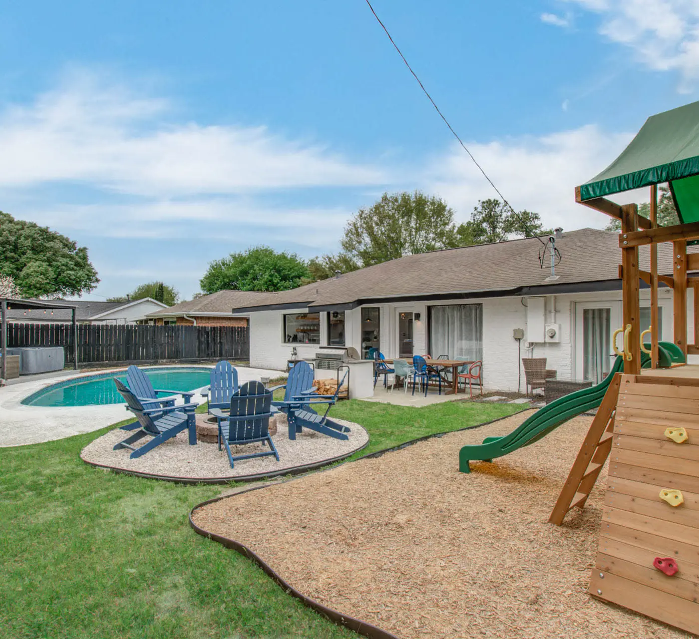 Spring Branch Paradise, 4-BD Backyard Pool Oasis