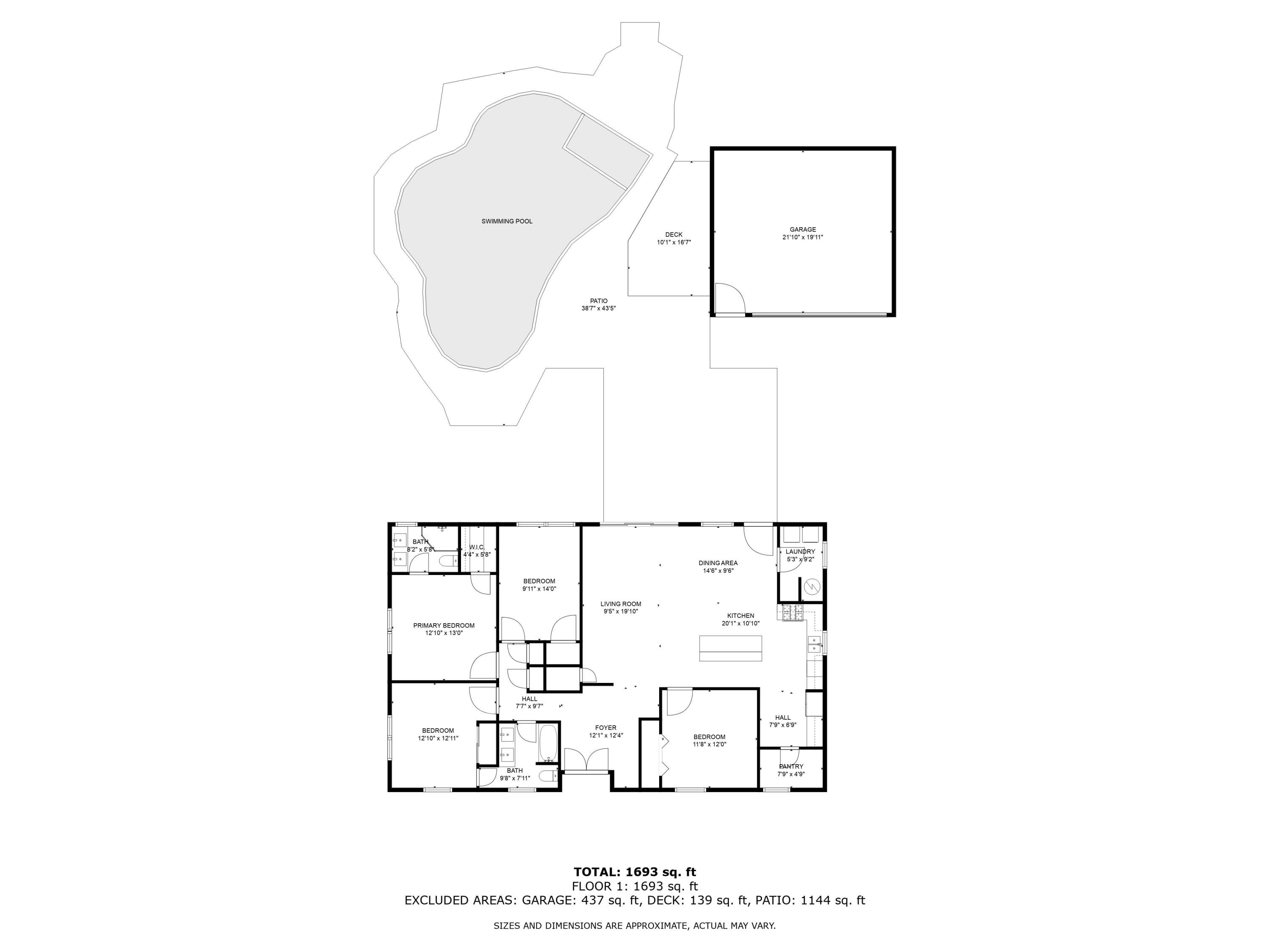 4-BD Central Location w Pool, Patio, Firepit