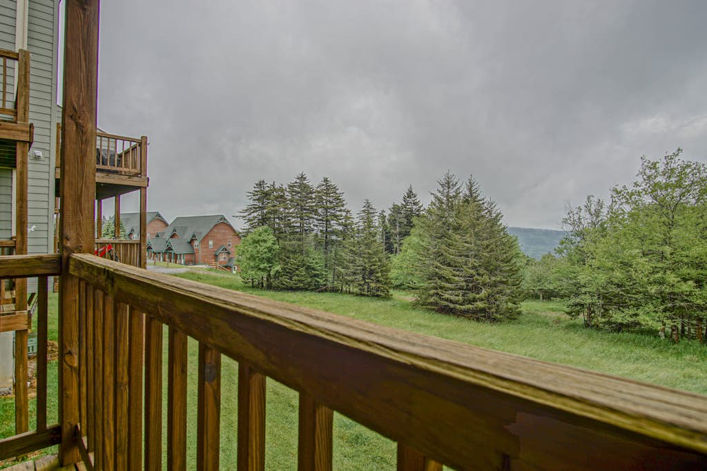 Powderidge 60:  Slope Side,  Fireplace, Spacious Deck