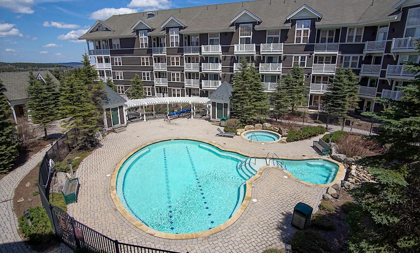 Allegheny Springs 201 : 2 Bedroom, 2 Full Bath: Slope Side; Gas Fireplace