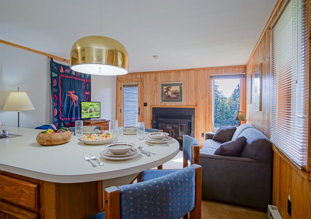 1 Br: Powderidge 30:Slope Side, Pet Friendly end unit on Shuttle Route