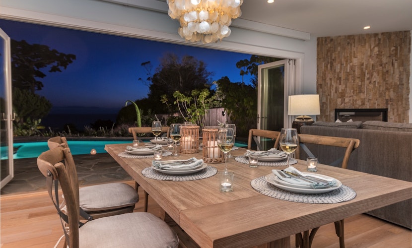 Ocean front home, next to beach access, heated pool and spa