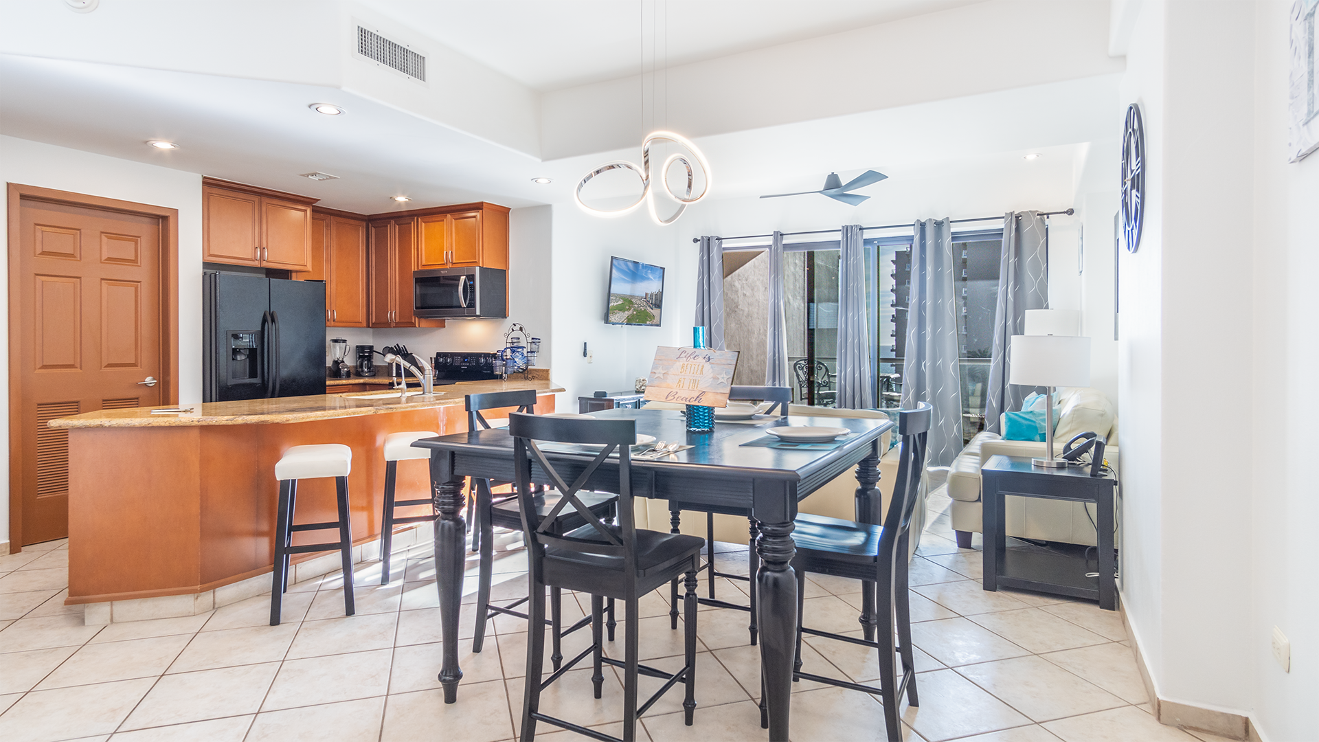 Las Palomas Phase I Topaz 302 1BR 1BA Oceanview Unit.