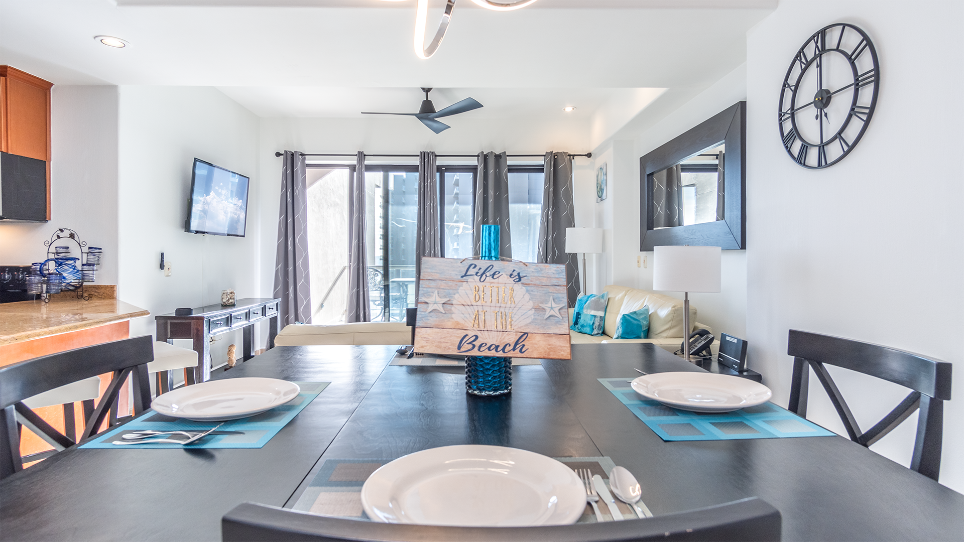 Las Palomas Phase I Topaz 302 1BR 1BA Oceanview Unit.
