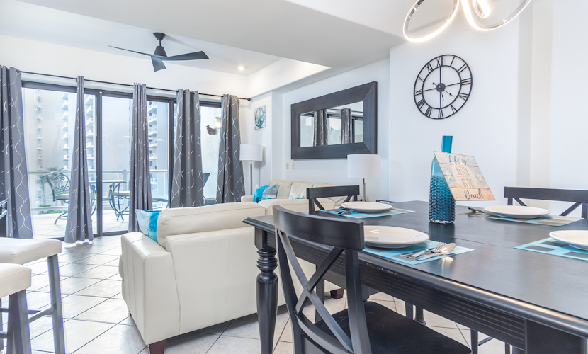 Las Palomas Phase I Topaz 302 1BR 1BA Oceanview Unit.