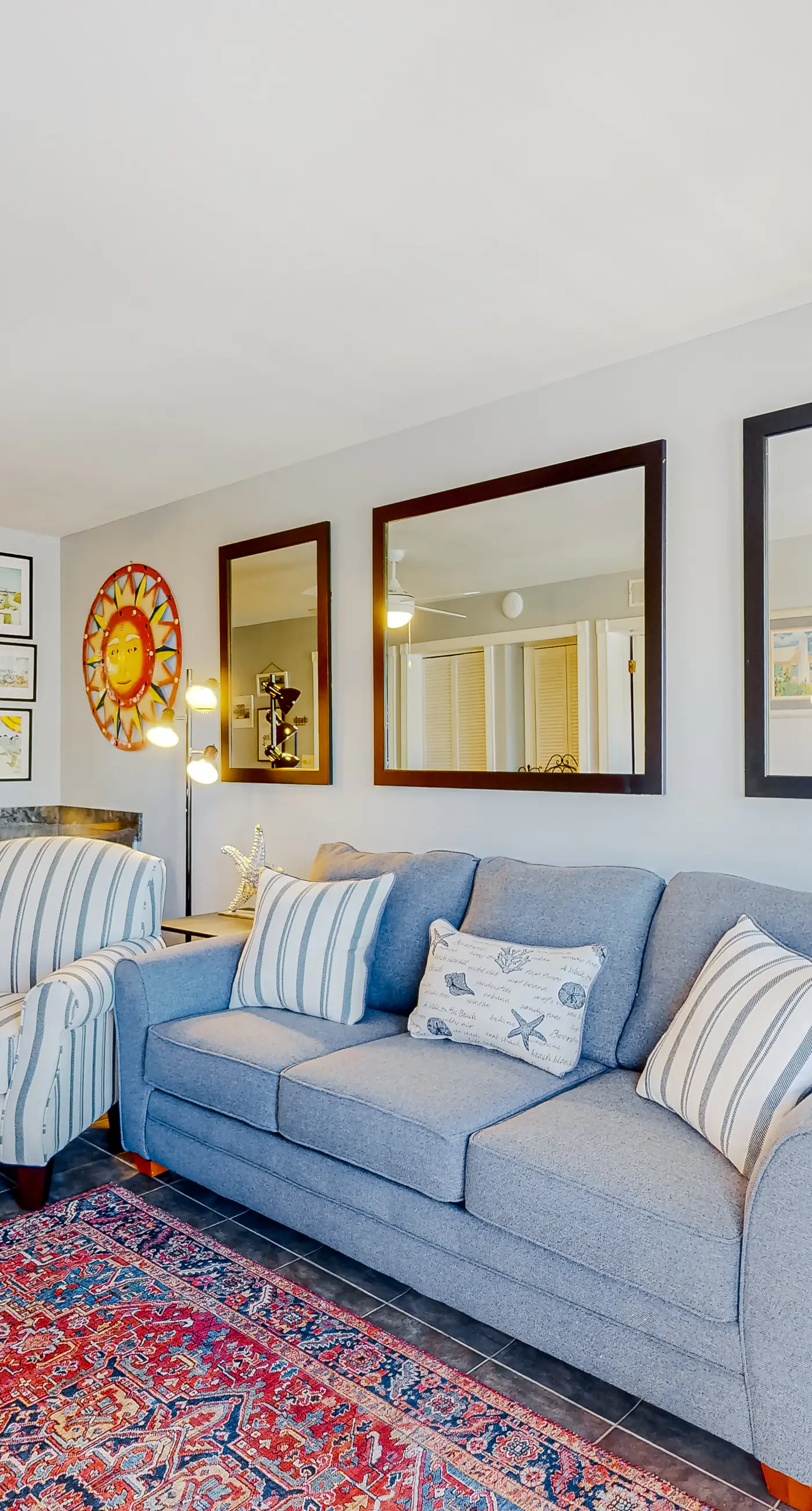 Ocean-view condo near the beach with indoor pool, gym, & basketball