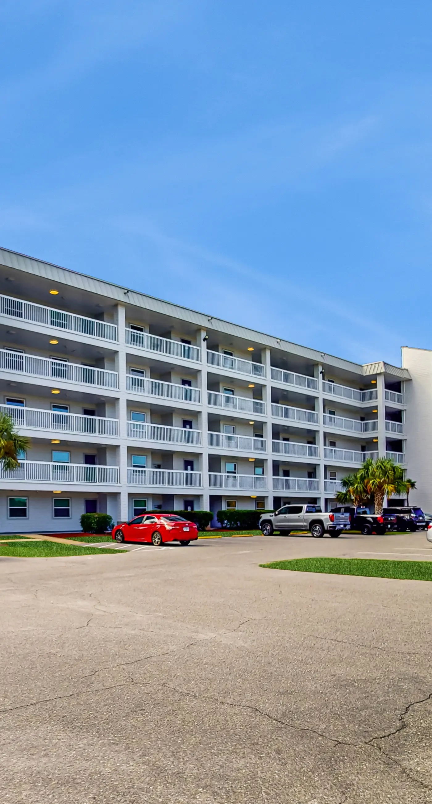 Inviting waterfront condo with shared pools & beach access
